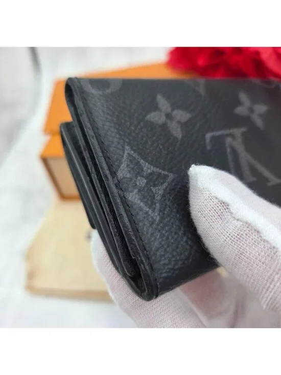 ★SOLD★ Louis Vuitton Monogram Eclipse Discovery Fold Wallet - Picture 7 of 15